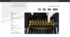 Desktop Screenshot of everesttypewriters.co.uk